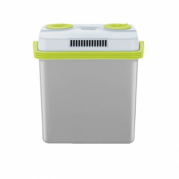 Lada frigorifica electrica Severin, Cool Box, capacitate 19 litri, pastreaza mancarea rece calda, conectare la masina, functie Eco, indicator luminos, maner ergonomic, gri