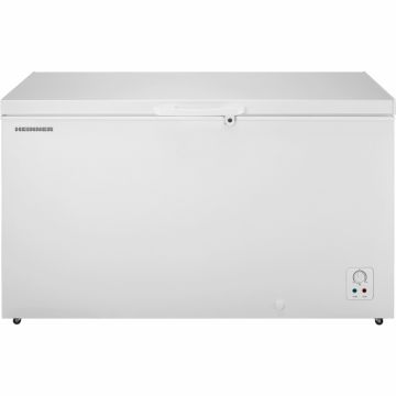 Lada frigorifica Heinner HCF-420F+, 420 l, Clasa F, Control mecanic, Termostat reglabil, Decongelare rapida, Alb Lada frigorifica Heinner HCF-420F+, 420 l, Clasa F, Control mecanic, Termostat reglabil, Decongelare rapida, Alb