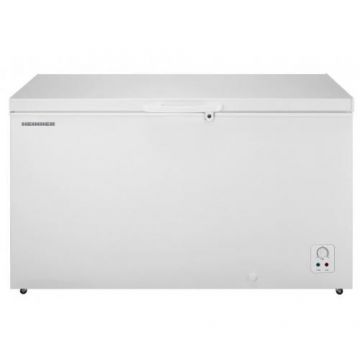 Lada frigorifica Heinner HCF-420F+, 420 l, Clasa F, Control mecanic, Termostat reglabil, Decongelare rapida, Alb
