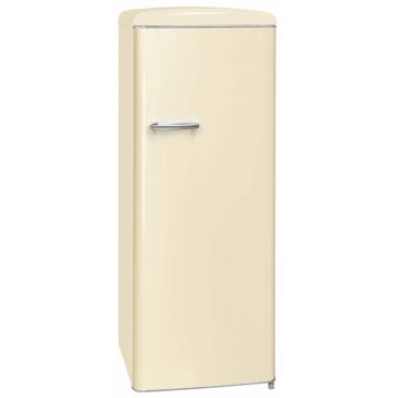 Racitor cu 1 usa Retro, Exquisit RKS325-16, 229 l, Clasa A++, H 144, Crem