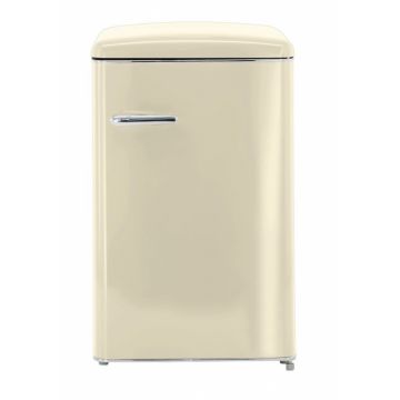Racitor cu o usa Retro Exquisit RKS120-16RVA, Clasa A++, Capacitate 121 l, H 87.5 cm, Crem Racitor cu o usa Retro Exquisit RKS120-16RVA, Clasa A++, Capacitate 121 l, H 87.5 cm, Crem