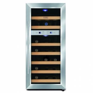 Racitor de vin Caso WineDuett 21,00630, 21 sticle, 140W, Otel inoxidabil