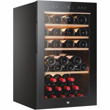 Racitor de vinuri Haier HWS49GA, 49 sticle, Negru Racitor de vinuri Haier HWS49GA, 49 sticle, Negru