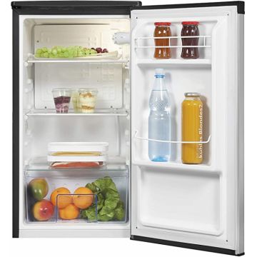 Racitor Exquisit KS85-V-090F Schwarz, 82l, Controlul temperaturii,Aspect din otel inoxidabil, Negru