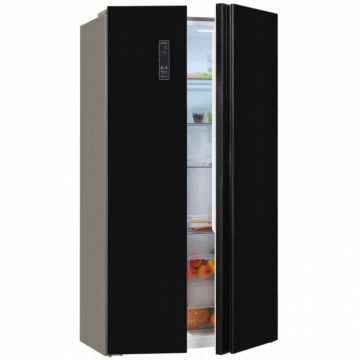 Side by Side Exquisit SBS150-GF-040F, 442 litri, volum net figider 219 l, volum net congelator 151, No Frost, Inox
