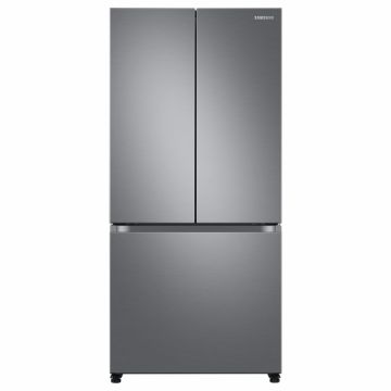 Side By Side Samsung RF50A5002S9 EO, 431 l, Full No Frost, Twin Cooling Plus, Digital Inverter, Touch control, Aparat de gheata automat, Clasa F, H 177.6 cm, Inox anti-amprenta