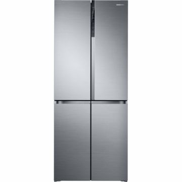 Side by side Samsung RF50K5920S8 EO, 486 l, Clasa F, Full No Frost, Compresor Digital Inverter, Triple Cooling, Afisaj LED, Touch Control, Inox