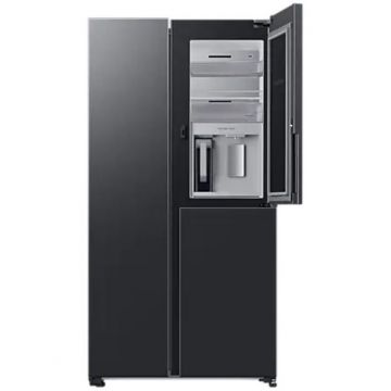 Side by Side Samsung RH69B8941B1 EF, 645 l, Full No Frost, Beverage Center, Food Showcase, Twin Cooling Plus, Conversie Smart 5 in 1, Compresor Digital Inverter, Clasa E, Dark Inox