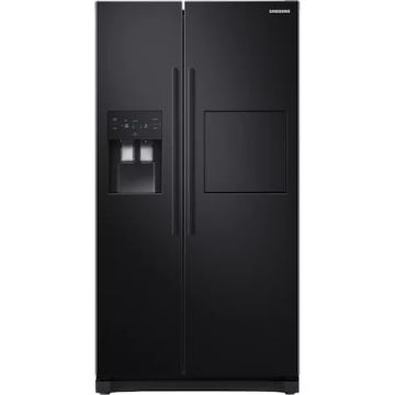 Side by side Samsung RS50N3913BC, 501 l, Clasa F, Full NoFrost, Compresor Digital Inverter, All Around Cooling, Dispenser apa si gheata, Negru