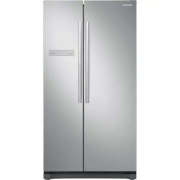 Side by side Samsung RS54N3003SA EO, 535 l, Clasa F, Full NoFrost, Compresor Digital Invertor, Display, H 178 cm, Metal Graphite