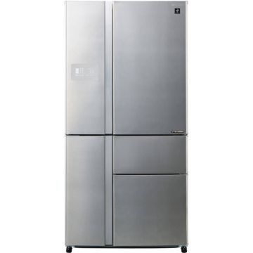 Side by Side Sharp SJ-PX830FSL, No Frost, 655 l, Clasa A++