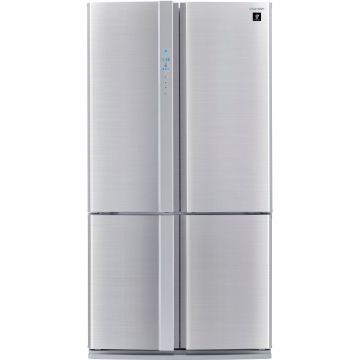 Side by side Sharp SJFP760VST, 556 l, Clasa A+, Ioni Plasmacluster, Inox