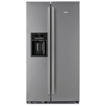 Side by Side Whirlpool WSF5552A+NX, 515 l, Clasa A+, No Frost, Ice Maker, Dispencer, H 178 cm, Inox