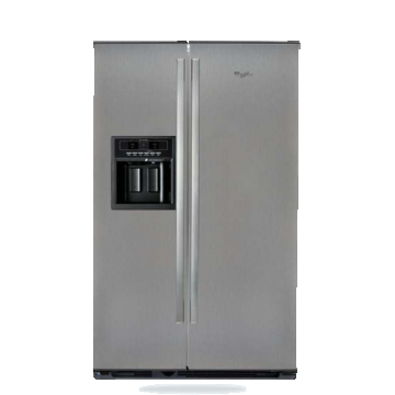 Side by Side Whirlpool WSF7256A+X, 683 l, Clasa A+, Inox