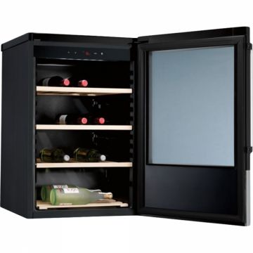 Vitrina de vinuri Electrolux ERW1170AO, 32 Sticle, Negru Inox Vitrina de vinuri Electrolux ERW1170AO, 32 Sticle, Negru Inox