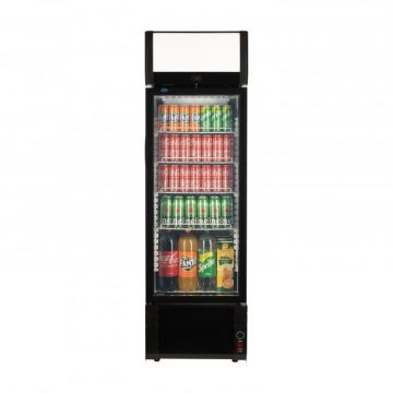 Vitrina frigorifica profesionala STARCREST SPS-288WH, 288 L, Termostat reglabil, Iluminare LED, H 174 cm, Alb