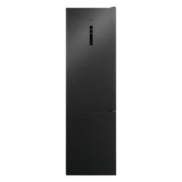 Combina frigorifica AEG RCB736E7MB, 366 l, No Frost, Afisaj LCD, CustomFlex, Multi Flow, Iluminare LED, Clasa E, H 201 cm (Negru)