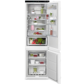 Combina frigorifica AEG TSC8M181DS, NoFrost, 248 L, Clasa D, H 177.2 cm (Alb)