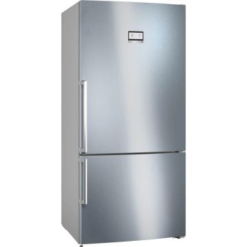 Combina frigorifica Bosch KGN86AIDR, 631 l, NoFrost, Iluminare LED,  PerfectFit, Inox AntiAmprenta, Clasa D