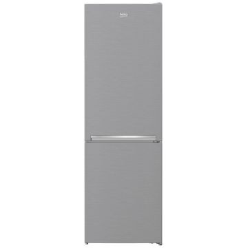 Combina Frigorifica Clasa E 343l Iluminare LED H 185.5cm Argintiu