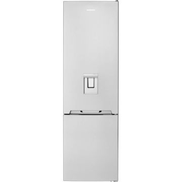 Combina frigorifica Daewoo RN-308RDQM-1, 331 l, No Frost, Dispenser apa, Perfect NoFrost, Usi reversibile, Iluminare LED, H 186 cm, Inox, Clasa E