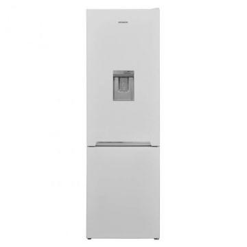Combina frigorifica Heinner HC-V270WDF+, Less Frost, Super Congelare, Dozator de apa, 268 l, 170 cm, Argintiu