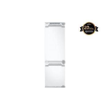 Combina frigorifica incorporabila Samsung BRB26713DWW/EF, No Frost, 264 l, Twin Cooling Plus, Fresh Zone, Compresor Digital Inverter, Clasa D