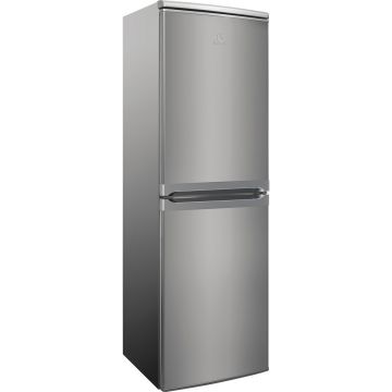 Combina frigorifica Indesit CAA 55 NX 1, Low Frost, 254 l, Tehnologia Silent Cooling, Clasa F