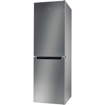 Combina frigorifica Indesit LI8 SN2E X, No Frost, 328 l, Clasa E