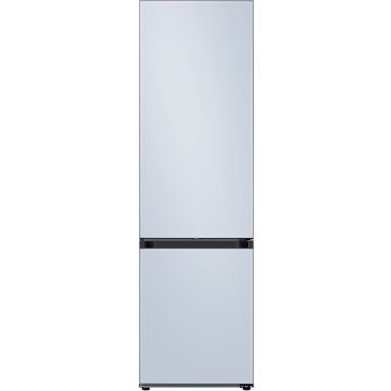 Combina frigorifica Samsung RB38A7C6C48/EF, Bespoke, 390 l, Clasa C, Total No frost, All-Around Cooling, Satin Glass Sky Blue