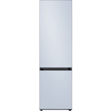 Combina frigorifica Samsung RB38A7C6C48/EF, Bespoke, 390 l, Clasa C, Total No frost, All-Around Cooling, Wifi SmartThings, Satin Glass Sky Blue