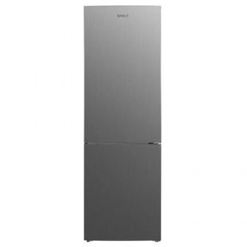 Combina Frigorifica Samus SCX396E, 315 L, Clasa energetica E, Termostat Reglabil, 3 sertare congelator, H 186 cm (Inox/Argintiu)