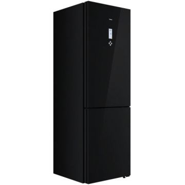 Combina frigorifica Teka RBF 74625 GBK NoFrost 331 litri Clasa D cristal black
