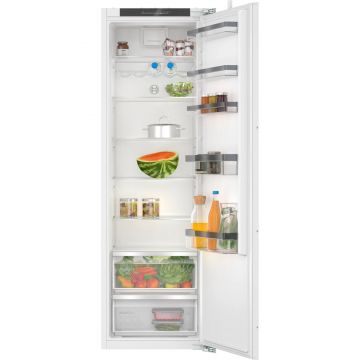 Frigider incorporabil cu o usa Bosch KIR81VFE0, 310 l, Termostat reglabil, Iluminare LED, Usi reversibile, Clasa E