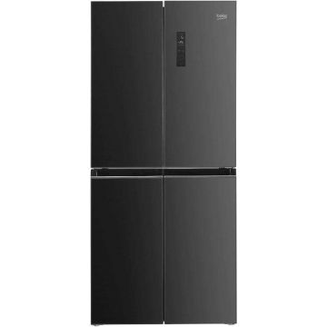 Side by Side Beko GNO4031GS, 421 l, Neo Frost Dual Cooling, Compresor ProSmart Inverter, Clasa E, (clasificare energetica veche Clasa A+)