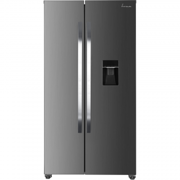 Side by side Fram FSBS-HM440NFXWDE++, Full No Frost, Compresor Inverter, Clasa E, Aspect Inox