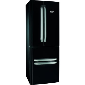 Side by Side Hotpoint E4D B C1, 399L, No Frost, Super Cool, Super Freeze, Multiflow AIR, H 195.5 cm, Clasa F