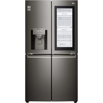 Side by Side LG InstaView GMX936SBHV, Multi Door, No Frost, 571 l, Clasa A+