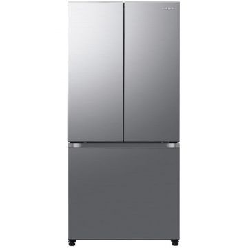 Side by Side Samsung RF50C510ES9/EO, No Frost, 496 l, Twin Cooling Plus, Digital Inverter, Clasa E, WiFi SmartThings,  AI Energy, Inox