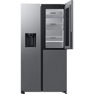 Side by Side Samsung RH68B8841S9/EF, 627 l, Full No Frost, Food Showcase, Twin Cooling Plus, Conversie Smart 5 in 1, Compresor Digital Inverter, Clasa E