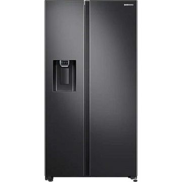 Side by Side Samsung RS64R5302B4/EO, 635 l, No Frost, Digital Inverter, Power Freeze, Dozator apa, Clasa F (clasificare energetica veche Clasa A++), H 178 cm, Negru