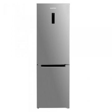 Combina Frigorifica Albatros CNFX495E, 347 L, Full No Frost, Clasa energetica E, Termostat reglabil, 3 sertare congelator, H 195 cm (Inox/Argintiu)
