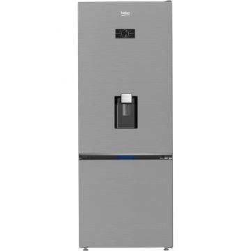 Combina frigorifica Beko B3RCNE534HDXB, 475 l, Clasa E, Mod Vacanta, No Frost, Culoare Inox