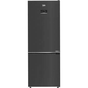 Combina frigorifica Beko B3RCNE564HXBR, 490 l, No Frost, H 192 cm, Touch Control, Usi reversibile, Clasa E, Dark Inox