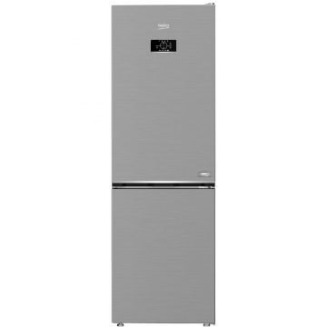 Combina frigorifica Beko B5RCNA366HXB1, 316 l, No Frost, Metal Look, Clasa C