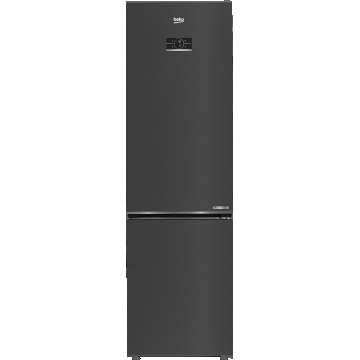 Combina frigorifica BEKO B5RCNA405ZXBR, 355 l, No Frost, EverFresh, MaxStore, Clasa D, H 203.5 cm (Negru/Inox)