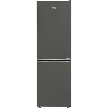 Combina frigorifica Beko No Frost B5RCNA365HG, 316 l, AeroFlow, HarvestFresh,e, MaxStore, Clasa D, H 186,5 cm (Gri)