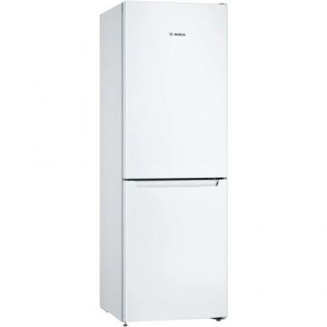 Combina frigorifica Bosch KGN33NWEB, 282 l, NoFrost, Clasa E, Iluminare LED, H 176 cm (Alb) Combina frigorifica Bosch KGN33NWEB, 282 l, NoFrost, Clasa E, Iluminare LED, H 176 cm (Alb)