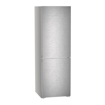 Combina Frigorifica CNsfd 5223 NoFrost 330L EasyFresh DuoCooling Display Tactil SteelFinish Clasa D H 185.5Cm Argintiu