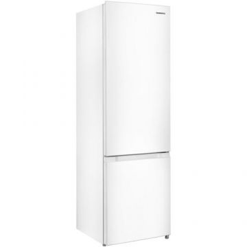 Combina frigorifica Daewoo DLF-260MEW, 260 l, Control mecanic, Iluminare LED, Clasa E, Usi reversibile, H 177 cm (Alb)